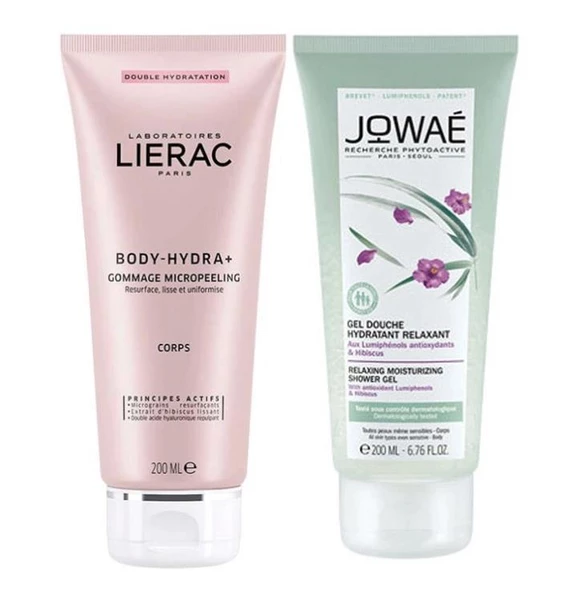 Lierac Body Hydra+ Peeling 200 ml + Jowae Duş Jeli HEDİYE