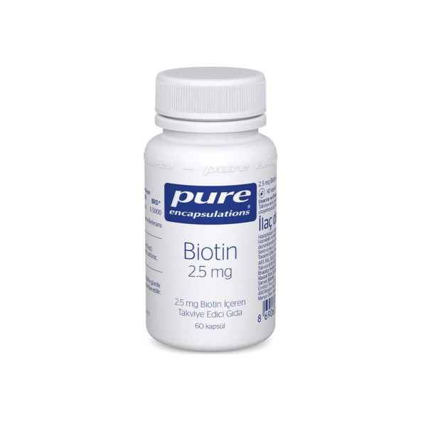 Pure Biotin 2.5 mg 60 Kapsül