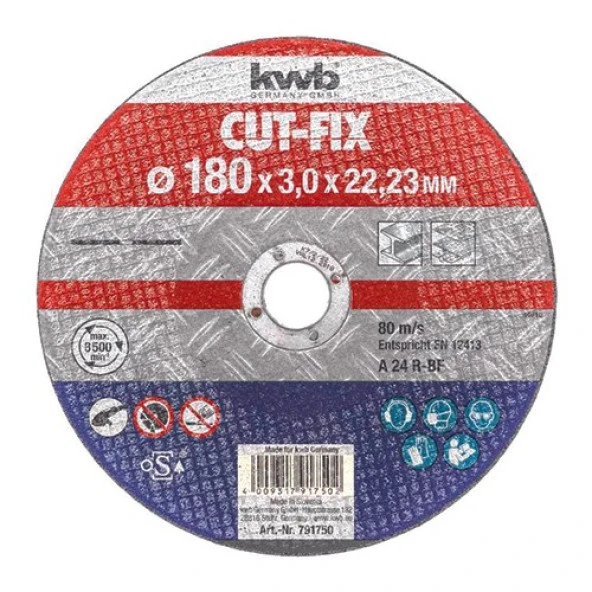 Cut Fix 180X3X22 Flex Metal Kesici 10 Adet