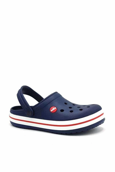 Akınal Bella Lacivert Unisex Sabo Terlik Hastane Terliği Lacivert-Beyaz - 4