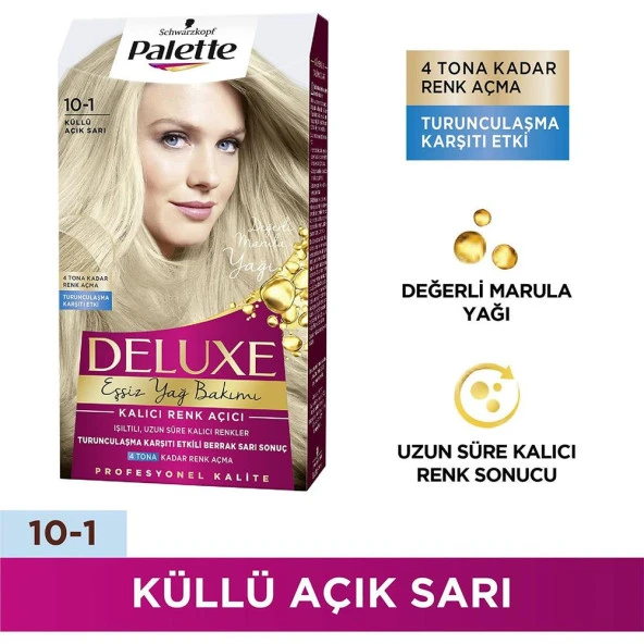 Palette Deluxe Set 10-1 Küllü Açık Sarı Saç Boyası