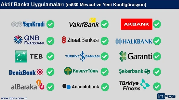İnpos M530 4G Yazar Kasa Pos Temassız Ve Qr Özellikli - 4