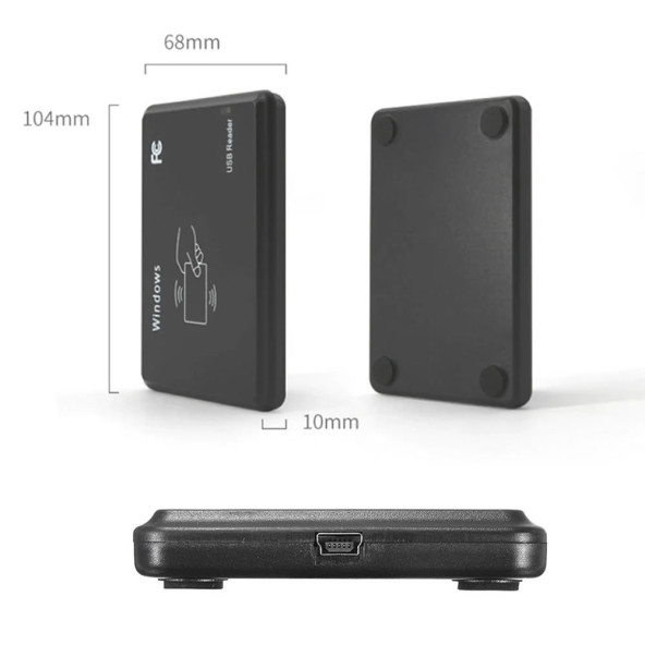 13.56Mhz Usb Rfid Okuyucu RFID Manyetik Kart Anahtarlık Etiket Okuyucu Personel Takip Kapı Giriş - 6
