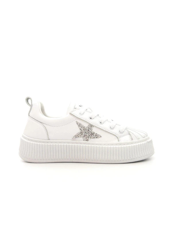 Potinonline 7100 Kadın Yıldız Desen Sneaker Ayakkabı