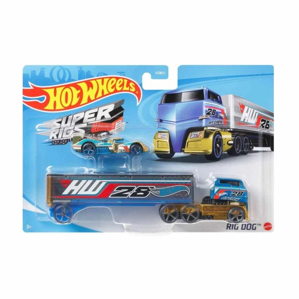 Hot Wheels Taşıyıcı Tırlar (Karışık Model 1 Adet) - Resim 4