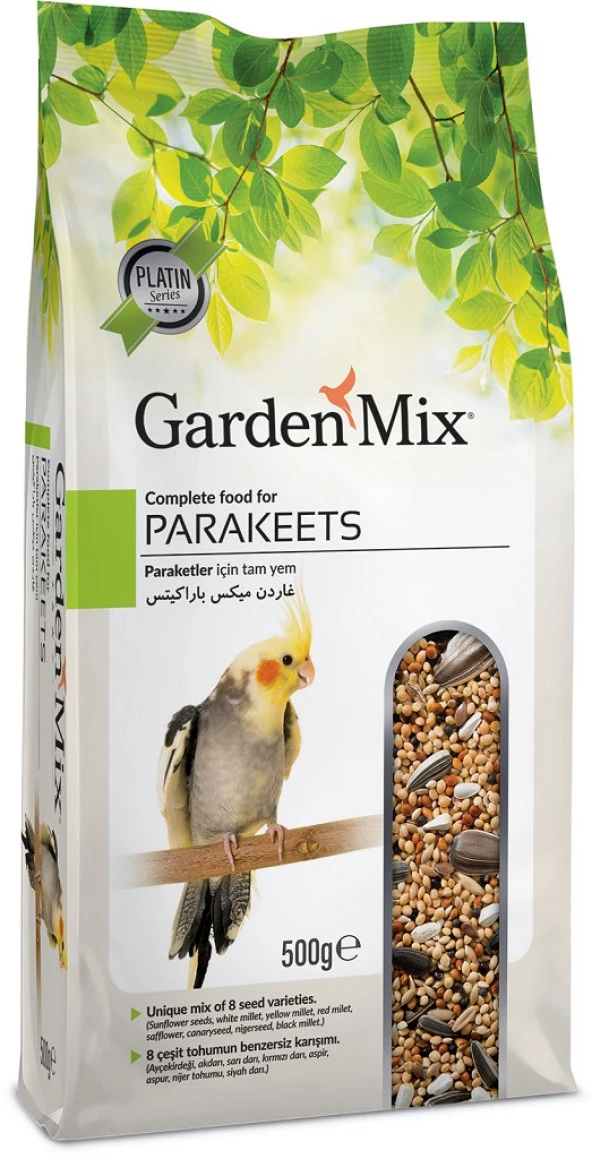 GardenMix Platin Cennet Sultan Papağani Paraket Yemi 500 Gr
