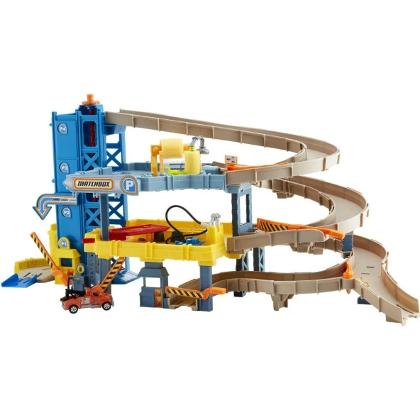Mattel Matchbox 4 Seviyeli Garaj Servis İstasyonu