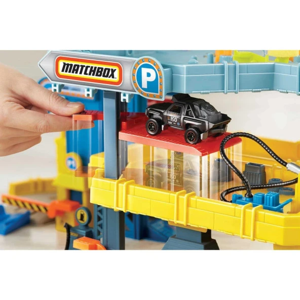 Mattel Matchbox 4 Seviyeli Garaj Servis İstasyonu - 4