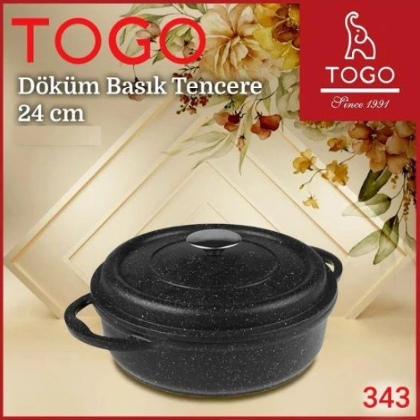 Togo Döküm 24 cm Basık Tencere