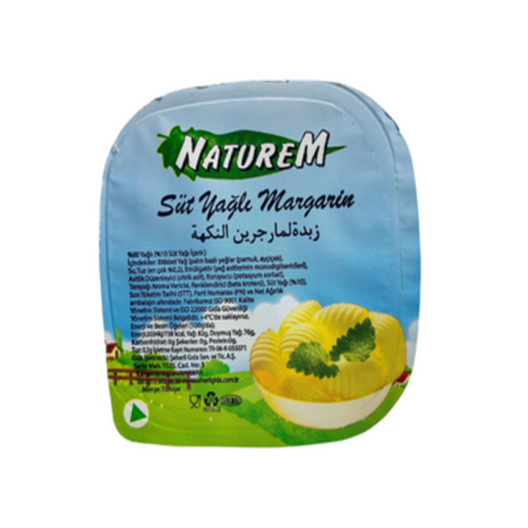 Naturem Tereyağ Aromalı Margarin 10 gr x 120 Adet