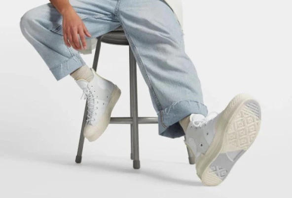Converse Chuck 70 Plus Mixed Material Unisex Buz Mavisi Günlük Spor Ayakkabı - 9