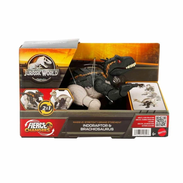 Jurassic World Değişim Serisi Çifte Tehlike Büyük Dinozor Figürleri (Karışık Model 1 Adet) - 7