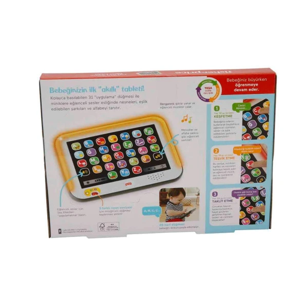 Fisher Price Eğlen ve Öğren Yaşa Göre Gelişim Eğitici Tablet - 6