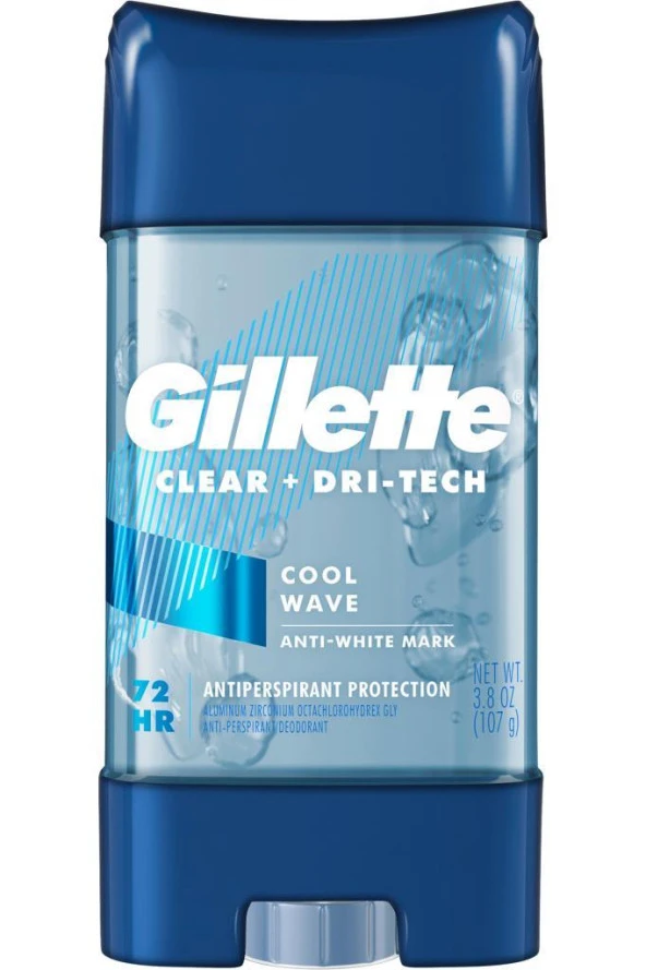 Gillette Cool Wave Antiperspirant Deodorant Jel 107GR
