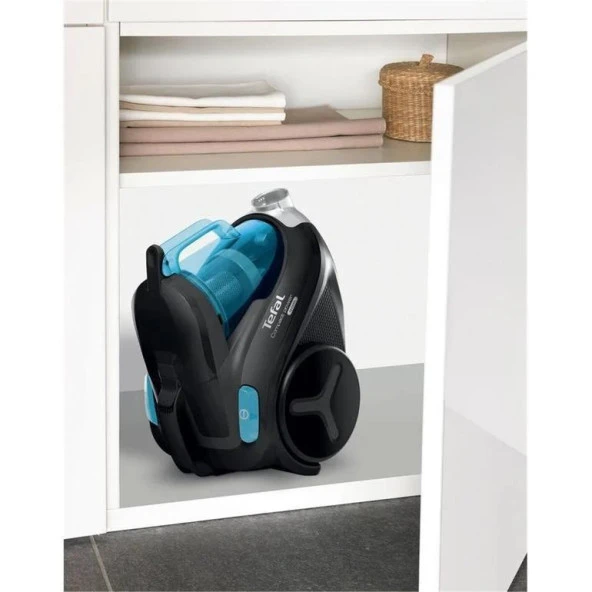 TEFAL TW3751 COMPACT POWER CC3 MAVİ TOZ TORBASIZ SÜPÜRGE - 3