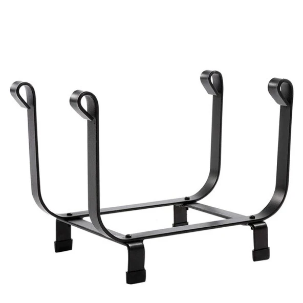 Aksesuar Şömine Metal Odunluk Şömine Yanı Odun Sepeti ürün görseli 1