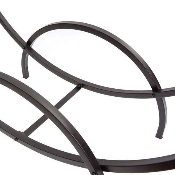 Metal Odun Kovası Şömine Yanı Tasarım Odunluk - 2