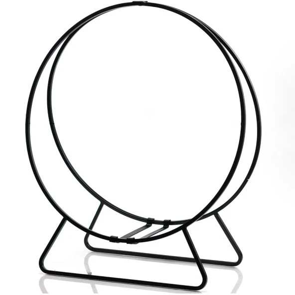 Ferforje Şömine Odunluğu Şömine Yanı Odun Sehpası ürün görseli 1