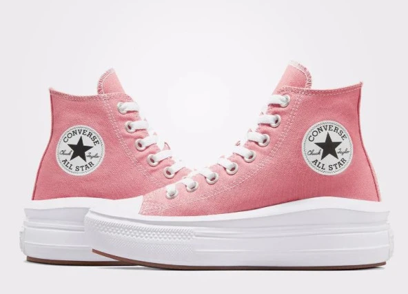 Converse Chuck Taylor All Star Move Pembe Günlük Spor Ayakkabı - 2