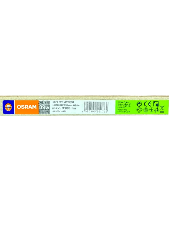 Osram 39W 830 3000K (Sarı Işık) G5 Duylu Floresan - 2