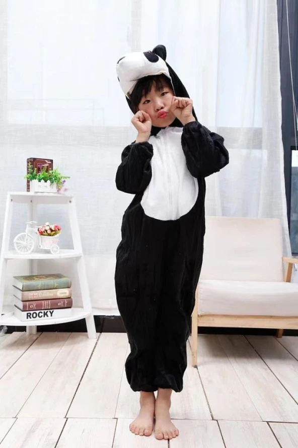Nessiworld Çocuk Panda Kostümü 4-5 Yaş 100 cm