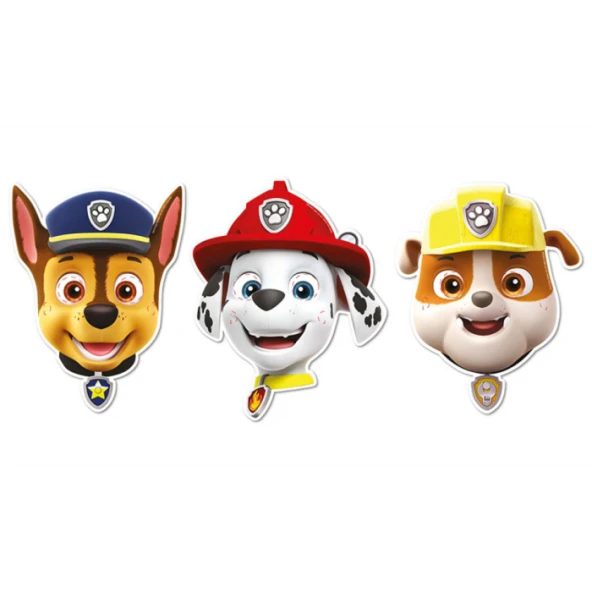 Paw Patrol Karton Maske 6 lı