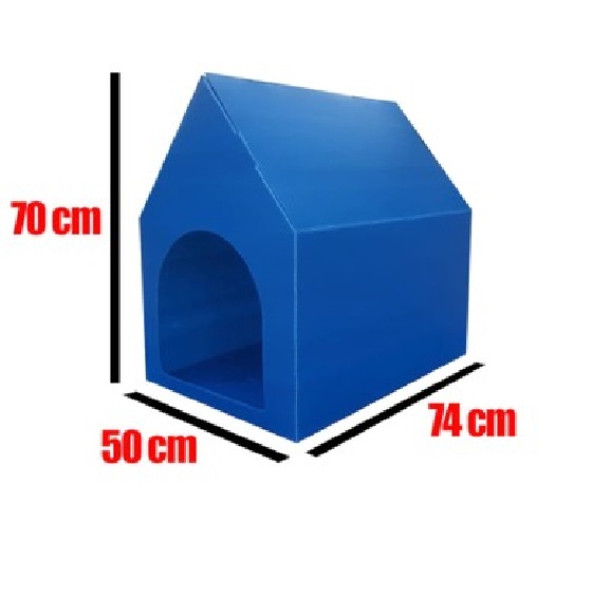 Köpek (BÜYÜK BOY) Kedi Evi Kulübesi Yuvası Plastik Demonte Taşınabilir - 2