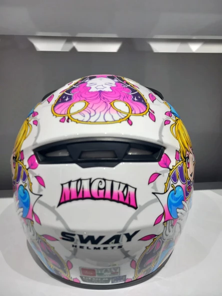 KASK ÇOCUK SWAY 815K GLOSS GIRL FULL FACE - 3
