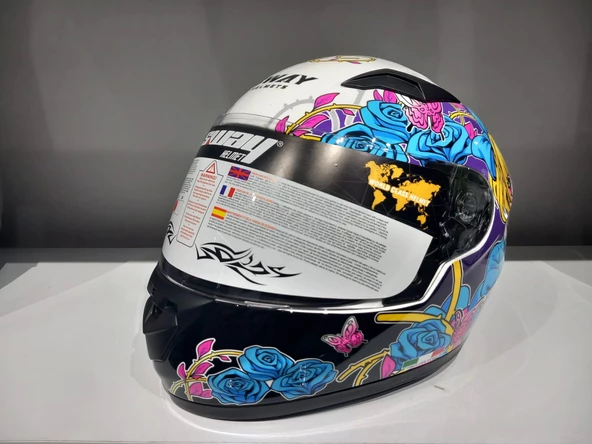 KASK ÇOCUK SWAY 815K GLOSS GIRL FULL FACE