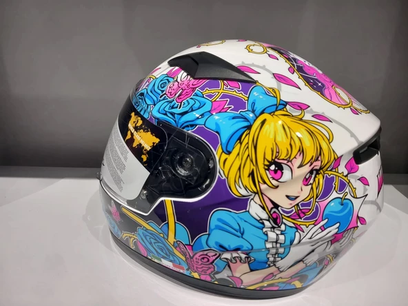 KASK ÇOCUK SWAY 815K GLOSS GIRL FULL FACE - 4
