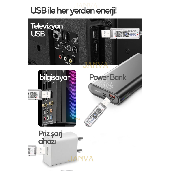 USB Fonksiyonlu Uygulamalı 10 Metre Rgb Yılbaşı Ledi MagicKumandalı Led Çam Ağacı Ledi Kayar led - 3