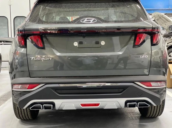 Hyundai Tucson Arka Tampon Koruma Difüzör 2021+ - Resim 2