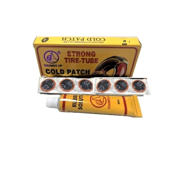 Algaride  Bisiklet Lastik Tamir 64 lı 20mm Soğuk Yama Bisiklet tamir Yedek Parça Tamir Kiti - 5