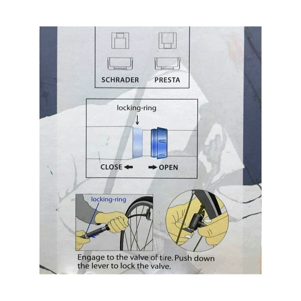 Algaride  GİYO UZUN HORTUMLU POMPA TAIWAN GP-87SE - 4