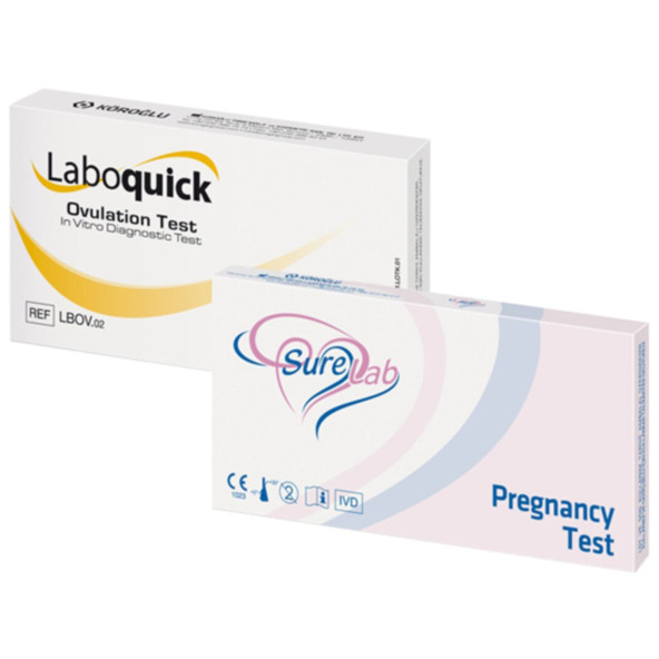 Laboquick 14 Adet Ovulasyon + 2 Surelab Gebelik Testi