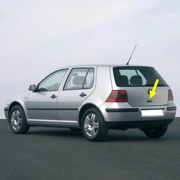 VW Golf 4 1998-2004 Arka Bagaj Kapağı Açma Kolu Tutamak 1J6827565B