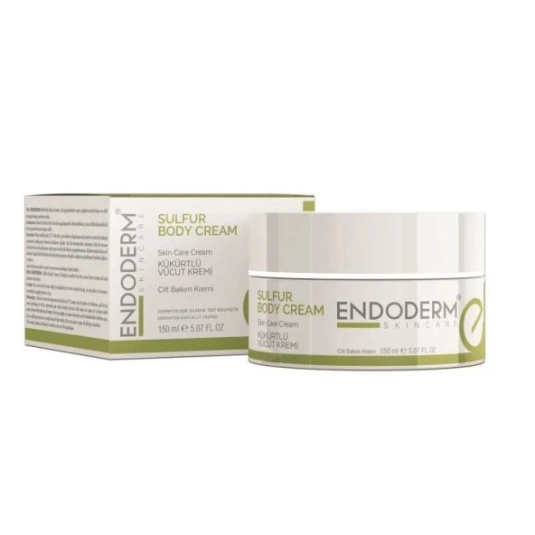 Endoderm Sulfur Body Cream 150 ML - Kükürtlü Vücut Bakım Kremi 8699153012903