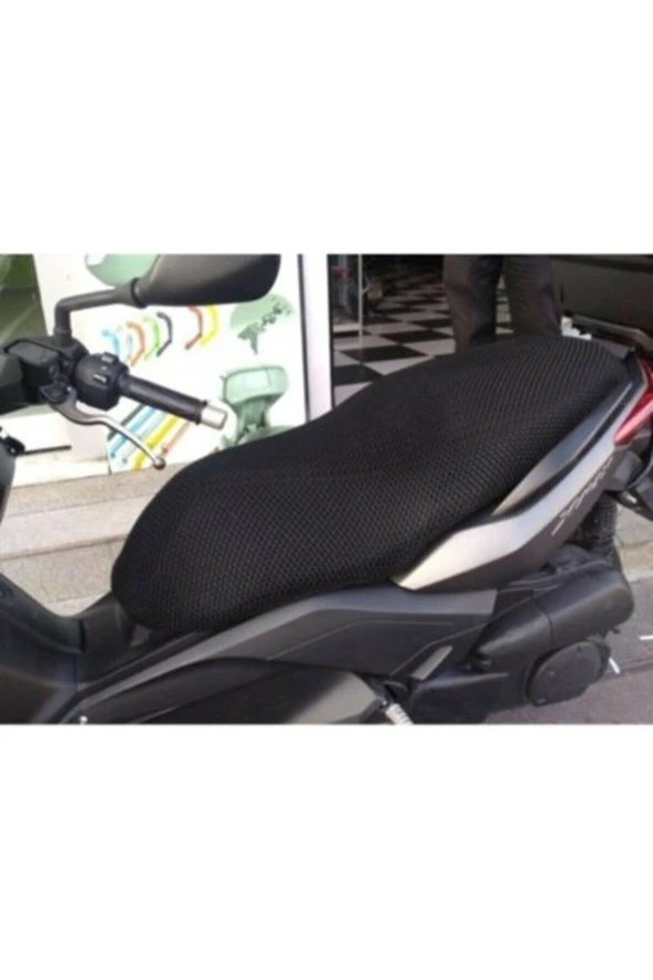 Xmax Pcx Nmax Forza Büyük Model Scooter Motosiklet 3d Fileli Sele Kılıfı Motor Koltuk Filesi - 2