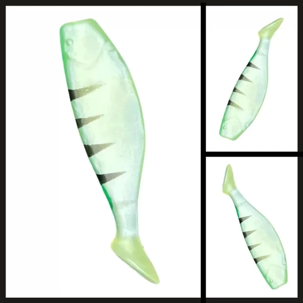 Uyguna-Yakala 8 Cm (17080-p010) Savex Bongo Yeşil-kaplan Balık-YEM.096 - Resim 2