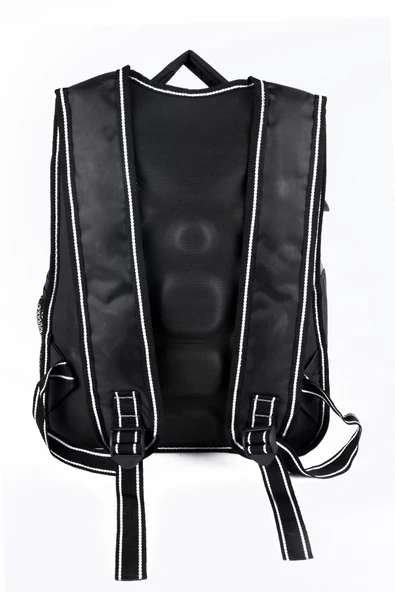 Lugmo Ortaokul İlkokul Çantası ve Beslenme Çantası 3 Cepli Pedli Araba Siyah - 7