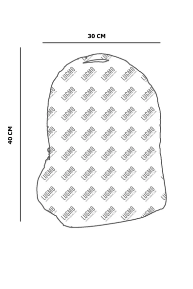 Lugmo Ortaokul İlkokul Çantası ve Beslenme Çantası 3 Cepli Pedli Pembe - 7