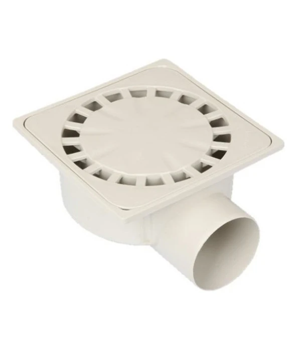 Lüxwares 25 x 25 Çamur Süzgeci Yer Sifonu Ø 100 Lük Yandan Çıkışlı ürün görseli 1