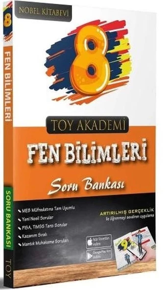 Toy Akademi 8.Sınıf Fen Bilimleri Soru Bankası (Yeni)