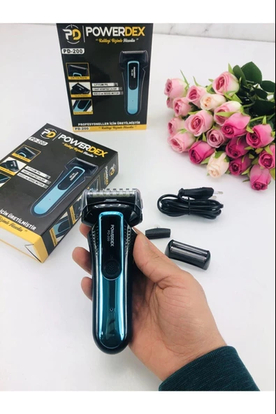 PowerDex PD-200 Şarjlı Sıfır Sakal Traş Makinesi - 1