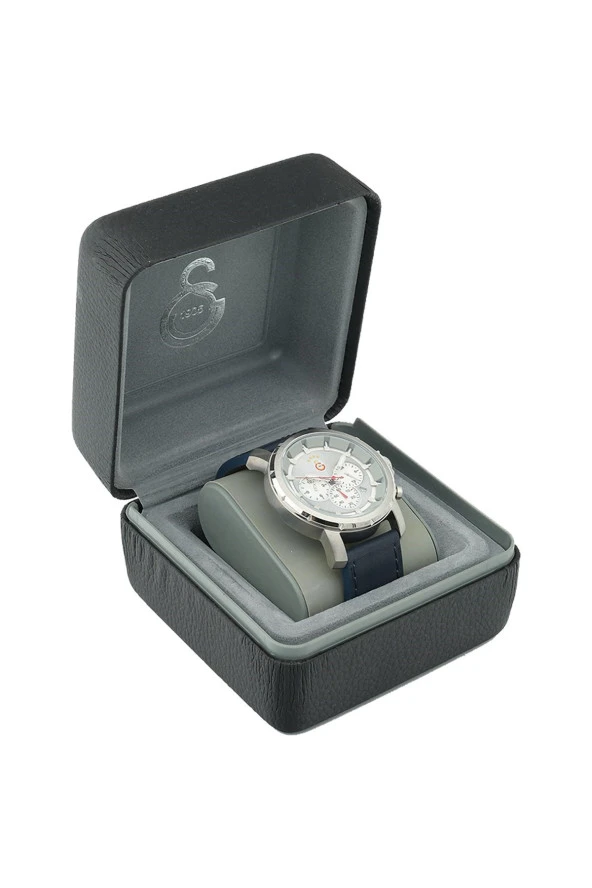 Galatasaray Orijinal Deri Kordonlu Multifonksiyonel Kol Saati Hediyelik Ahşap Kutulu - 7