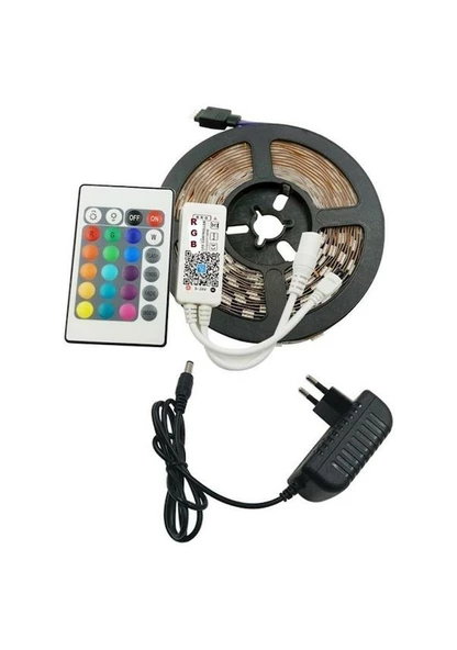 CT4557 CATA CT-4557 RGB ŞERİT LED SETİ 5 MT 96 RENK