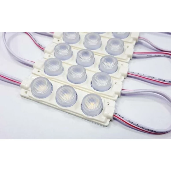 MODÜL LED 12 VOLT 3X1 KIRMIZI - 10 ADET