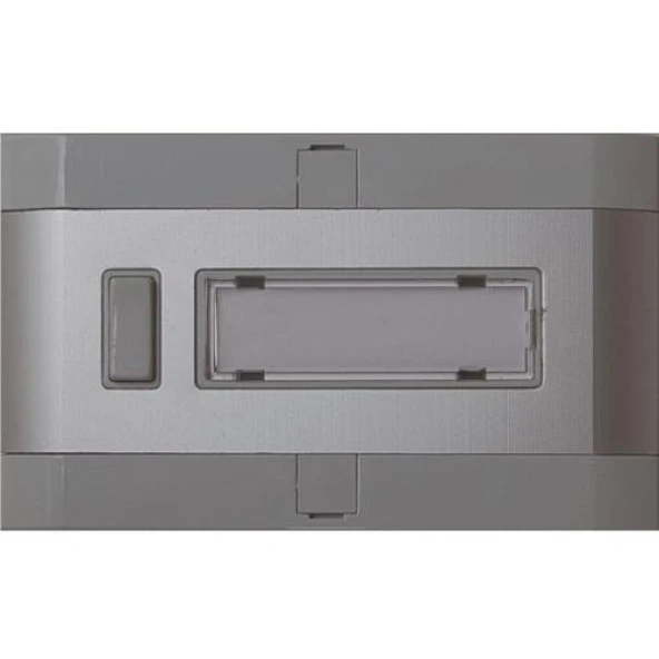 Çetsan Lüks Zil Butonu Aleminyum Tekli