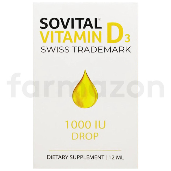 Sovital Vitamin D3 1000 Drops 12 ml