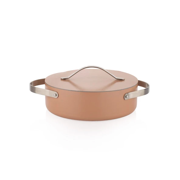 Schafer Moonlight Seramik Tencere Seti 7 Parça-Rosegold - 8